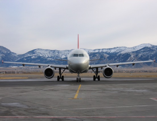 Stationary Plane on the Runway