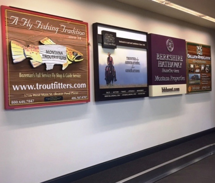 Wooden Terminal Sign