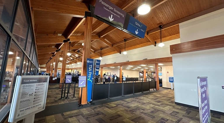 TSA Checkpoint Entrance